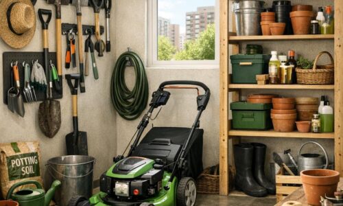 So schaffen Sie mit trockenen Lagermöglichkeiten mehr Platz und schützen Ihre Garten-Equipment effektiv