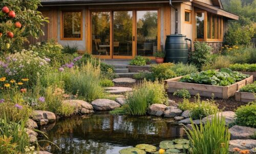 Nachhaltig wohnen: Wie Haus und Garten perfekt zusammenspielen